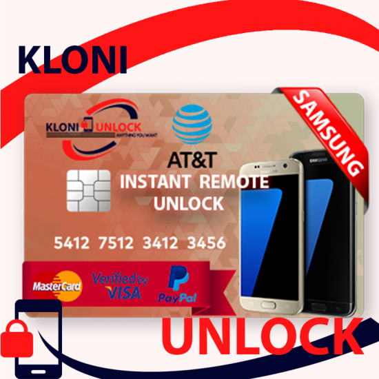 INSTANT REMOTE UNLOCK CODE AT&T ATT SAMSUNG GALAXYS8 S8+ NOTE 8 S9&S9+